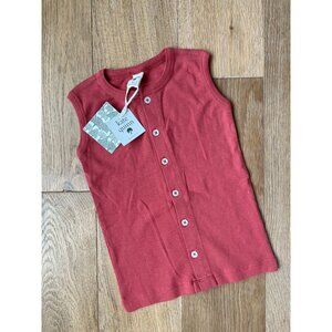 NWT Kate Quinn Organics button tank